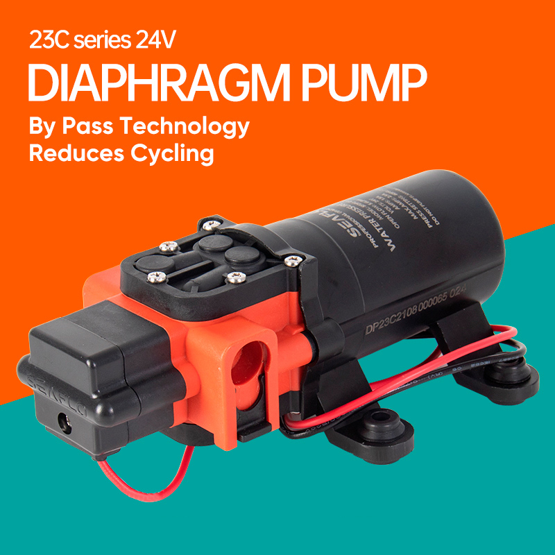 Mini Peristaltic Pump 12V - SEAFLO 12V Marine ปั๊มน้ําไดอะแฟรม Self Priming