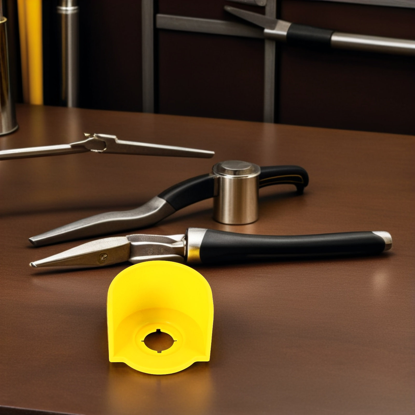 Industrial Tools - 6 ชิ้น ฝาครอบป้องกันปุ่มกดหยุดฉุกเฉิน ขนาด 22 มม.