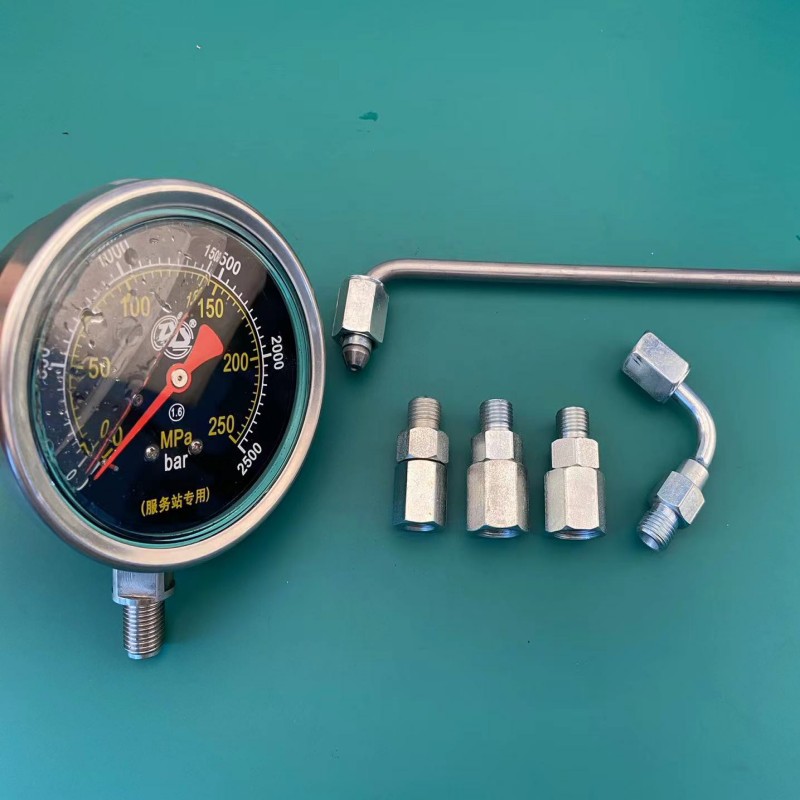 Vacuum Chamber Kit With Pump - ชุดเครื่องมือทดสอบแรงดันลูกสูบปั๊มคอมมอนเรลเครื่องยนต์ดีเซล250Mpa ชุดทดสอบซ่อมลูกสูบปั๊มน้ำมันเชื้อเพลิง2500bar
