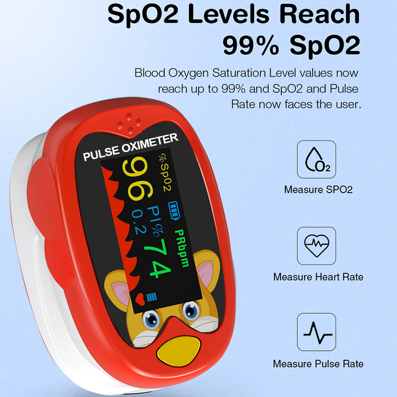 Pulse Oximeter Fingertip Rechargeable - เครื่องวัดออกซิเจนในเลือดและออกซิเจนในเลือดแบบชาร์จไฟผ่าน USB