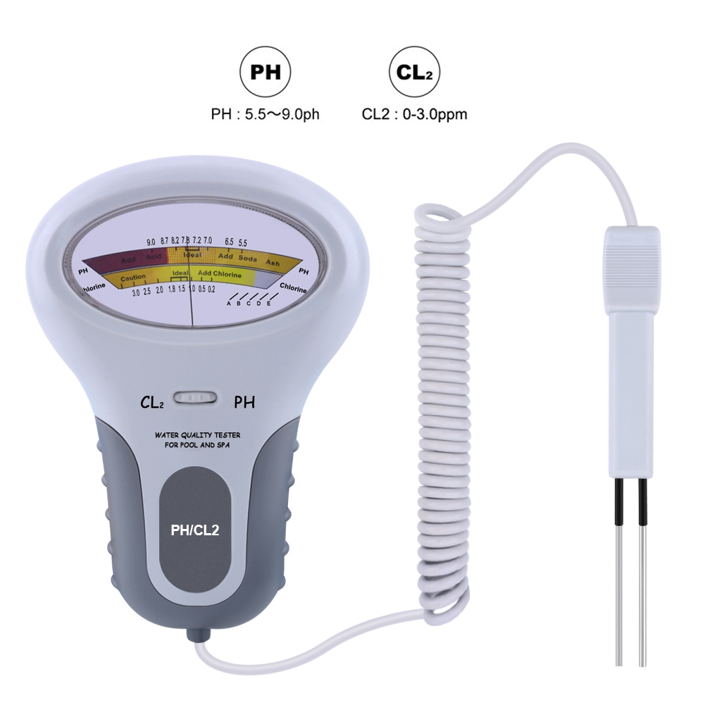 Ph Meter Digital Water Tester - เครื่องวัดคุณภาพน้ำแบบพกพา PC102 ดิจิตอล 2 in 1