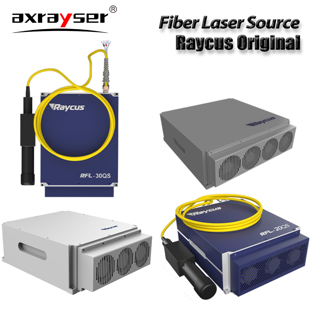 Fiber Laser Marking Machine 30W - แหล่งกำเนิดเลเซอร์ไฟเบอร์แท้ Raycus แบบพัลส์และแบบต่อเนื่อง QA QB QE
