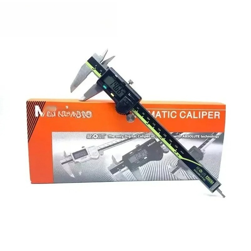 Digital Caliper 150Mm Stainless Steel - เวอร์เนียร์คาลิปเปอร์ดิจิตอลแบบสัมบูรณ์ 500-196-30 150 มม. ความแม่นยำ 0.01