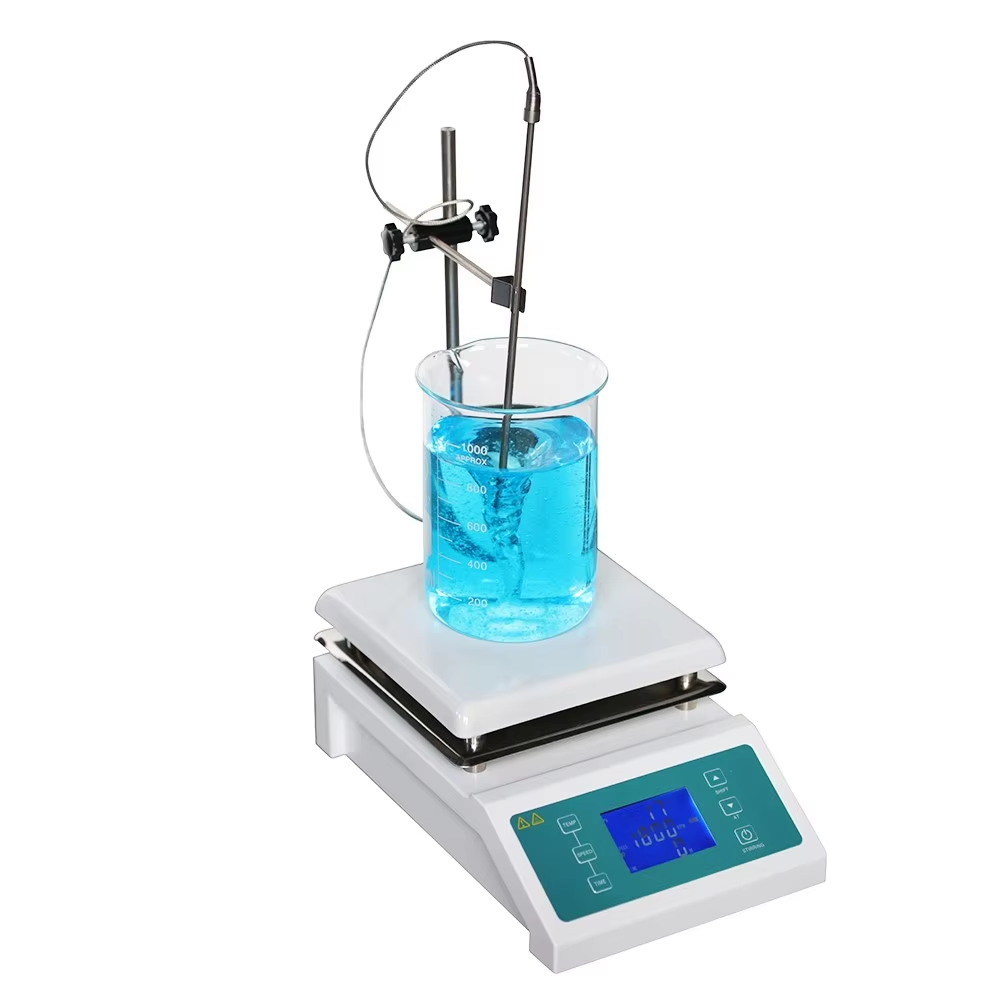Lab Magnetic Stirrer Hot Plate - เครื่องทำความร้อนเซรามิกแบบดิจิตอลคุณภาพสูงพร้อมเครื่องกวนแม่เหล็ก 5 ลิตร