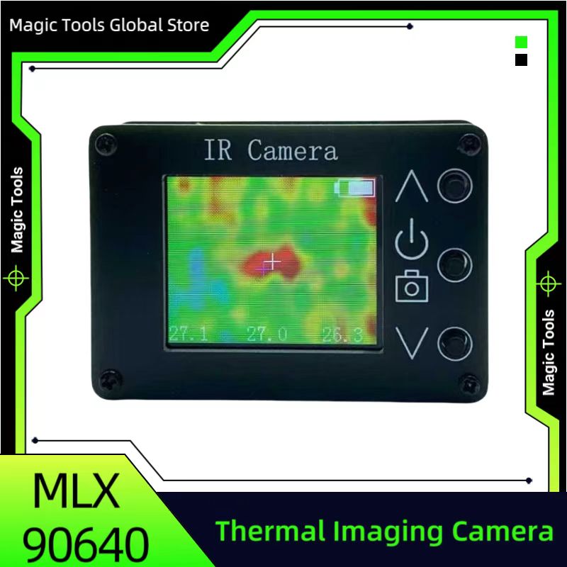 Thermal Imaging Camera Pcb Repair - กล้องถ่ายภาพความร้อนอินฟราเรดขนาดเล็ก - ความละเอียด 32x24 พิกเซล ปืนตรวจจับอุณหภูมิแบบพกพา