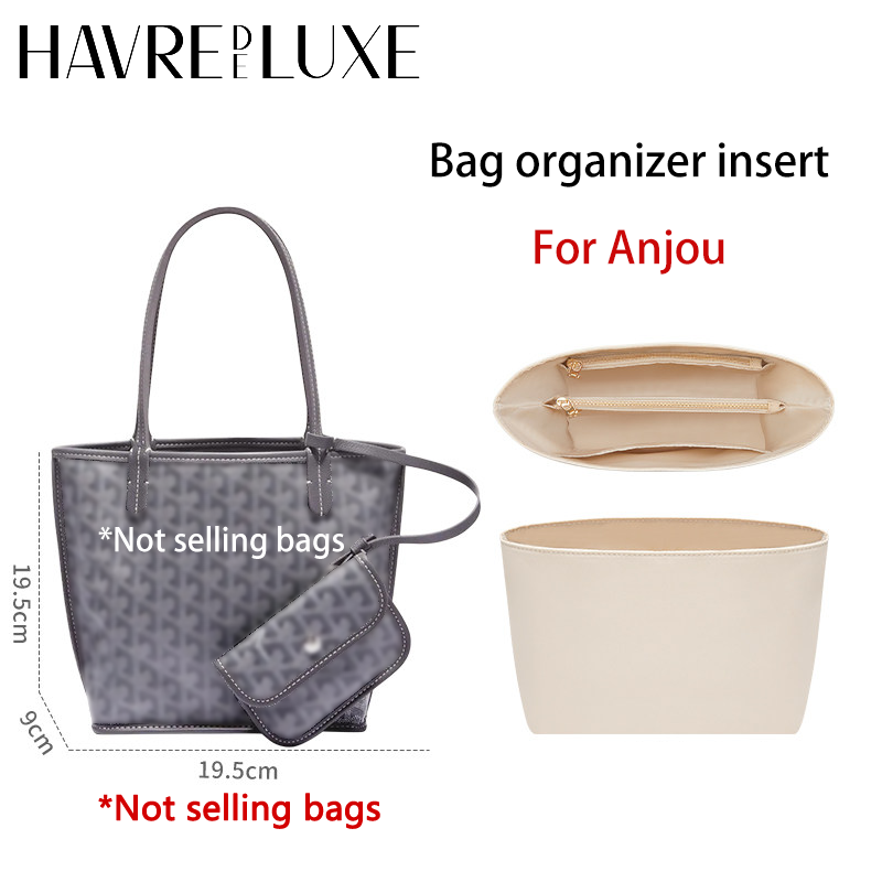 Packaging - อุปกรณ์จัดระเบียบกระเป๋าสำหรับ Anjou กระเป๋าของขวัญแฟชั่นทนทาน รองรับการจัดเก็บ ปรับเปลี่ยนภายในได้ อุปกรณ์เสริมกระเป๋า