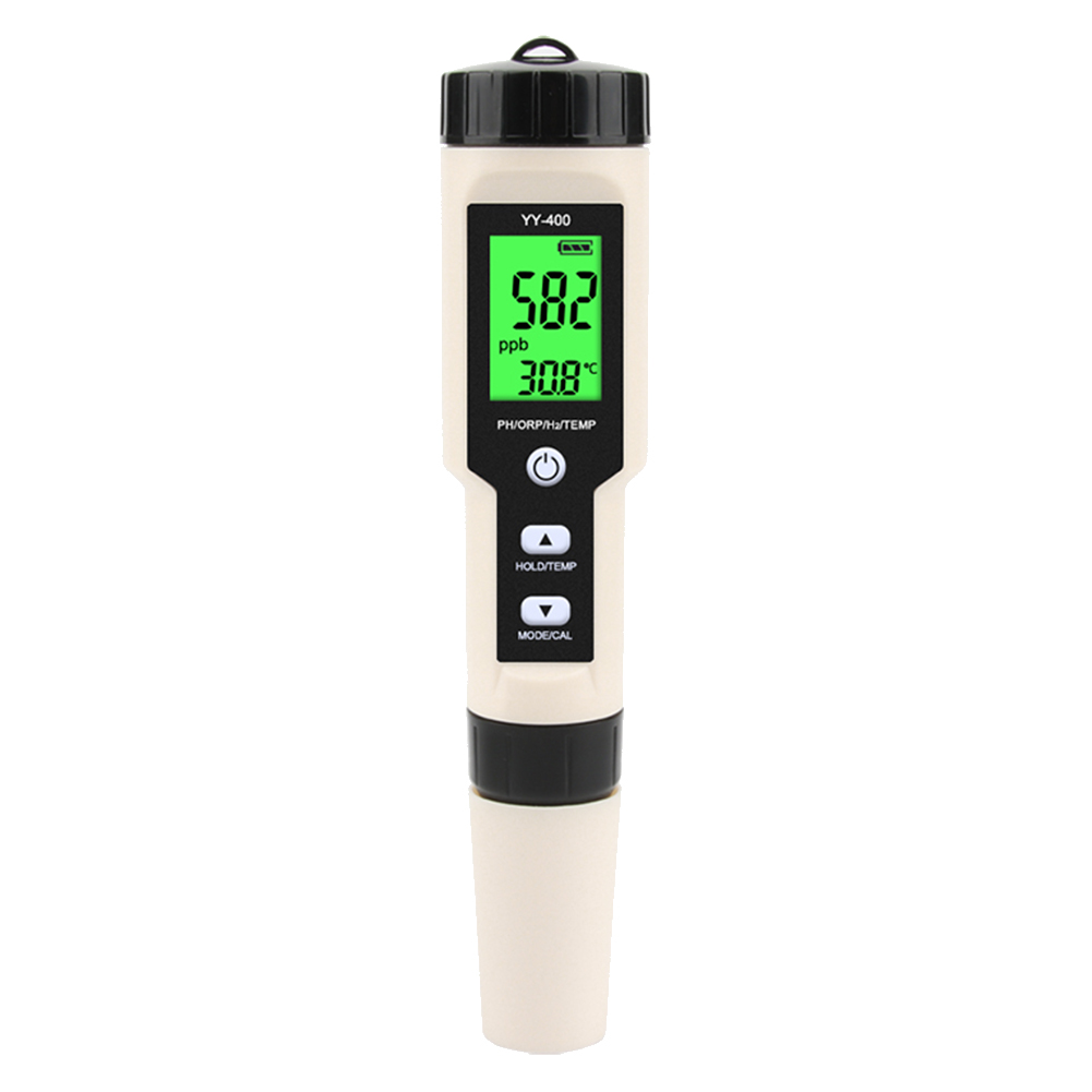 Ph Meter Digital Water Tester - 4 in 1 YY-400เครื่องวัดความเข้มข้นของไฮโดรเจนไอออนแบบดิจิตอลสำหรับ H2ตู้ปลาสระว่ายน้ำแสงไฟ
