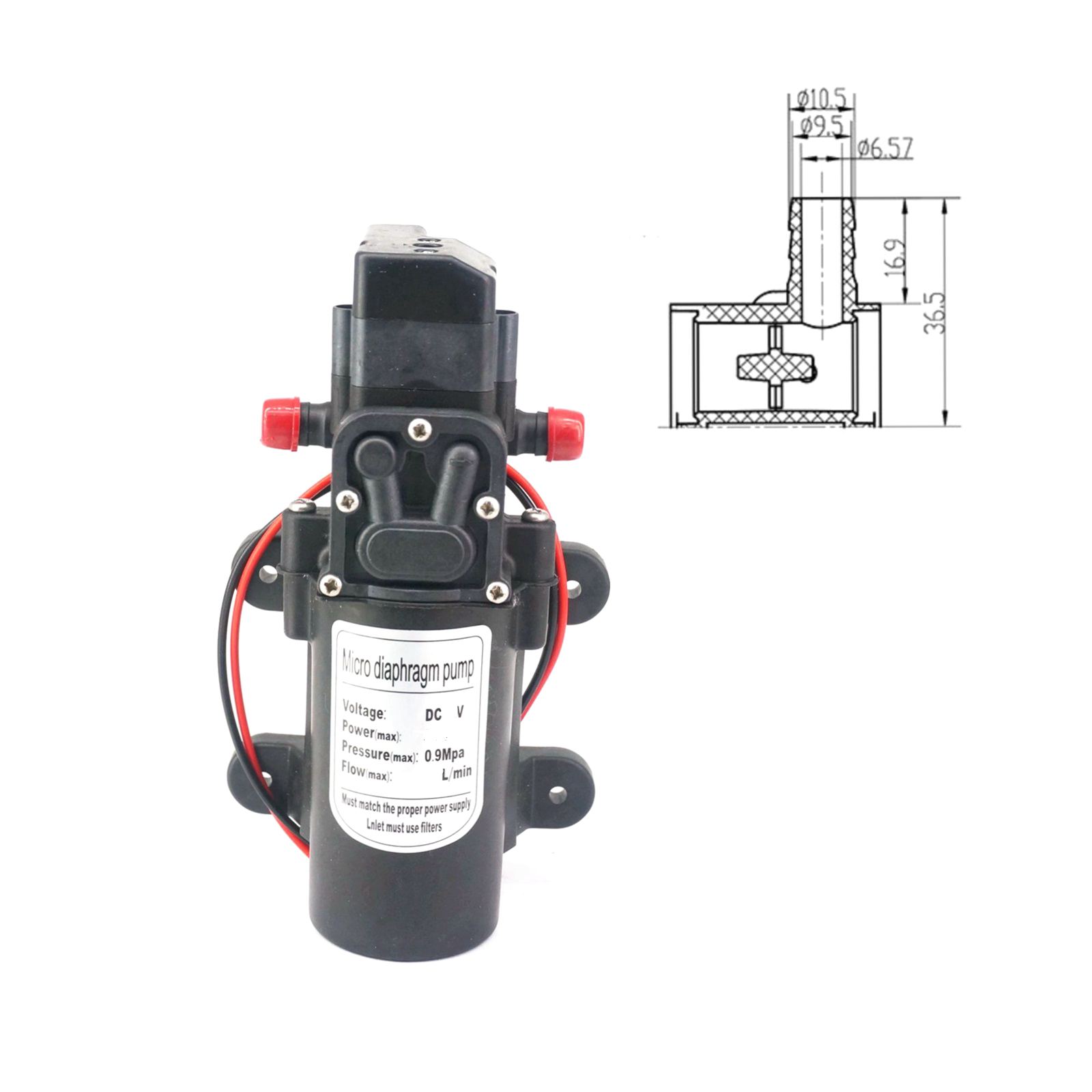 12 V/24VDC 15 W/30 W/60 W/80 W - Mini Peristaltic Pump 12V บทวิจารณ์และราคา