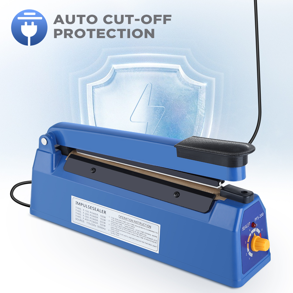 เครื่องซีลถุงพลาสติกแบบมือหมุน - Plastic Bag Impulse Heat Sealer บทวิจารณ์และราคา