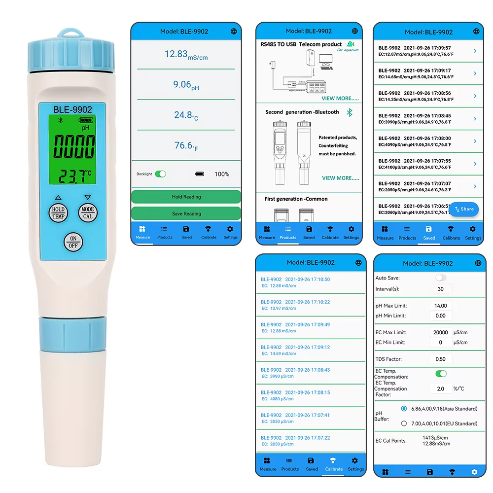 เครื่องวัดคุณภาพน้ำ 3-in-1 สำห - Ph Meter Digital Water Tester บทวิจารณ์และราคา