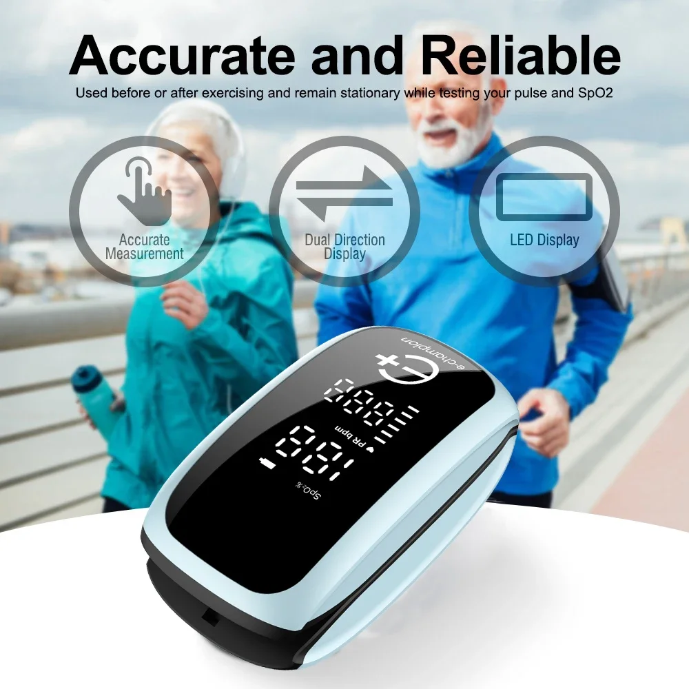 5 ชิ้น เครื่องวัดออกซิเจนในเลื - Pulse Oximeter Fingertip Rechargeable บทวิจารณ์และราคา