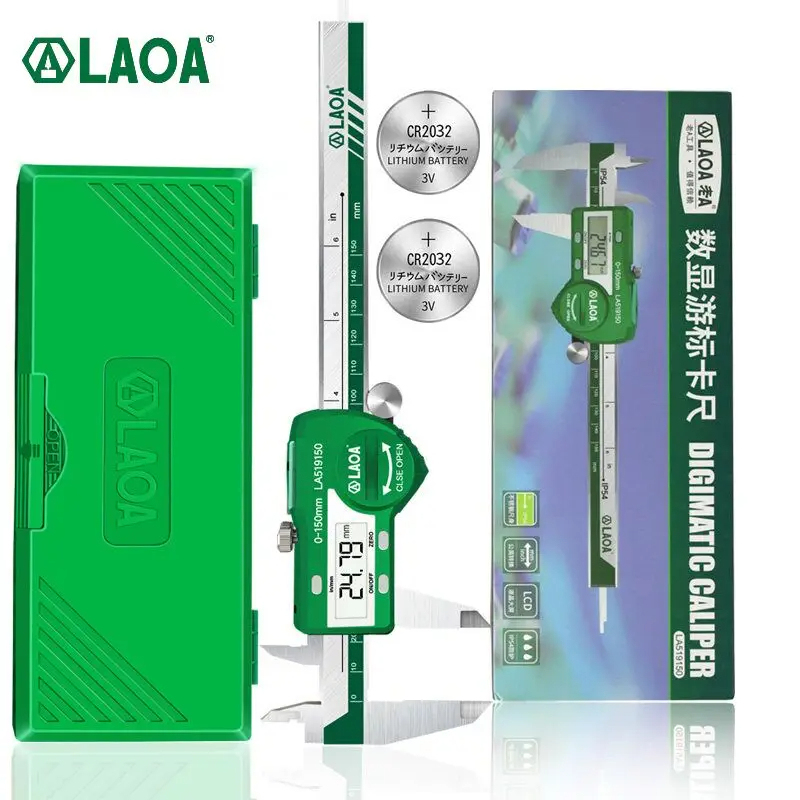 LAOA Digital Vernier Caliper 6 - Digital Caliper 150Mm Stainless Steel บทวิจารณ์และราคา
