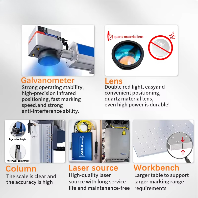 เครื่องเลเซอร์มาร์กกิ้ง JUNFEI - Fiber Laser Marking Machine 30W บทวิจารณ์และราคา