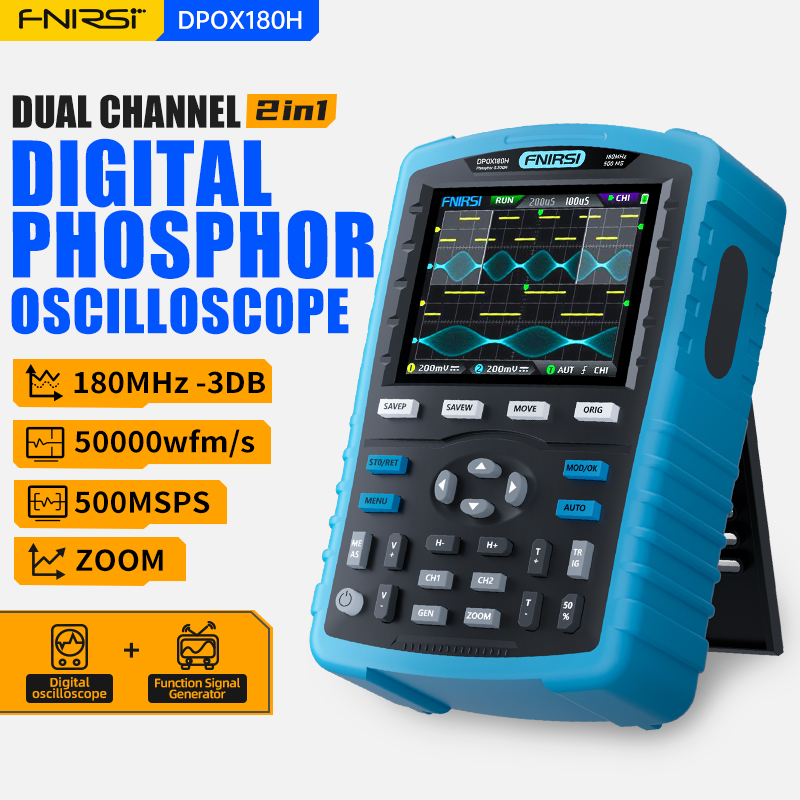 FNIRSI DPOX180H ออสซิลโลสโคปดิ - Fnirsi Digital Oscilloscope Handheld บทวิจารณ์และราคา