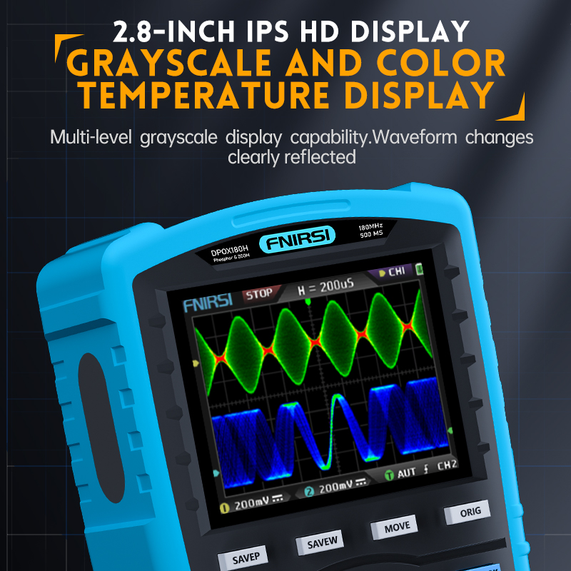 FNIRSI DPOX180H ออสซิลโลสโคปดิ - Fnirsi Digital Oscilloscope Handheld บทวิจารณ์และราคา