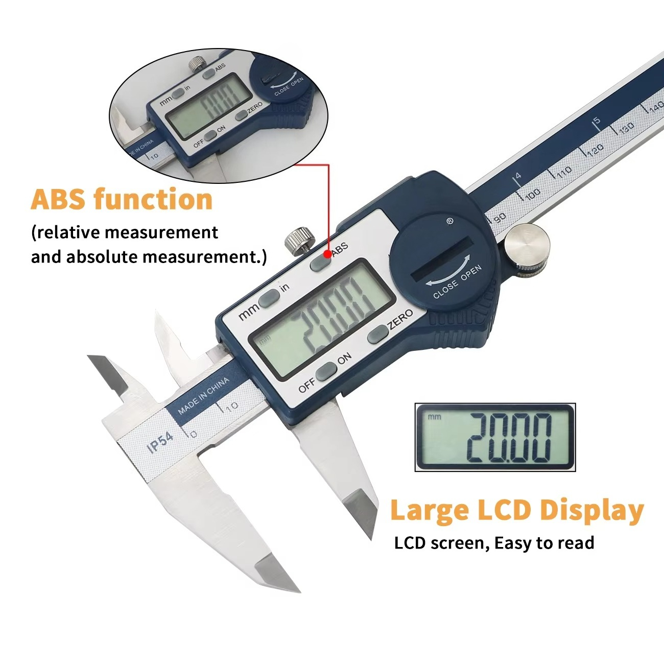 เวอร์เนียร์คาลิปเปอร์ดิจิตอล I - Digital Caliper 150Mm Stainless Steel บทวิจารณ์และราคา