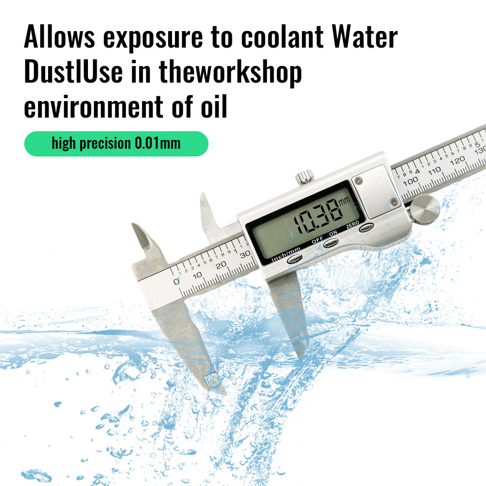 เวอร์เนียคาลิปเปอร์ดิจิตอลอิเล - Digital Caliper 150Mm Stainless Steel บทวิจารณ์และราคา