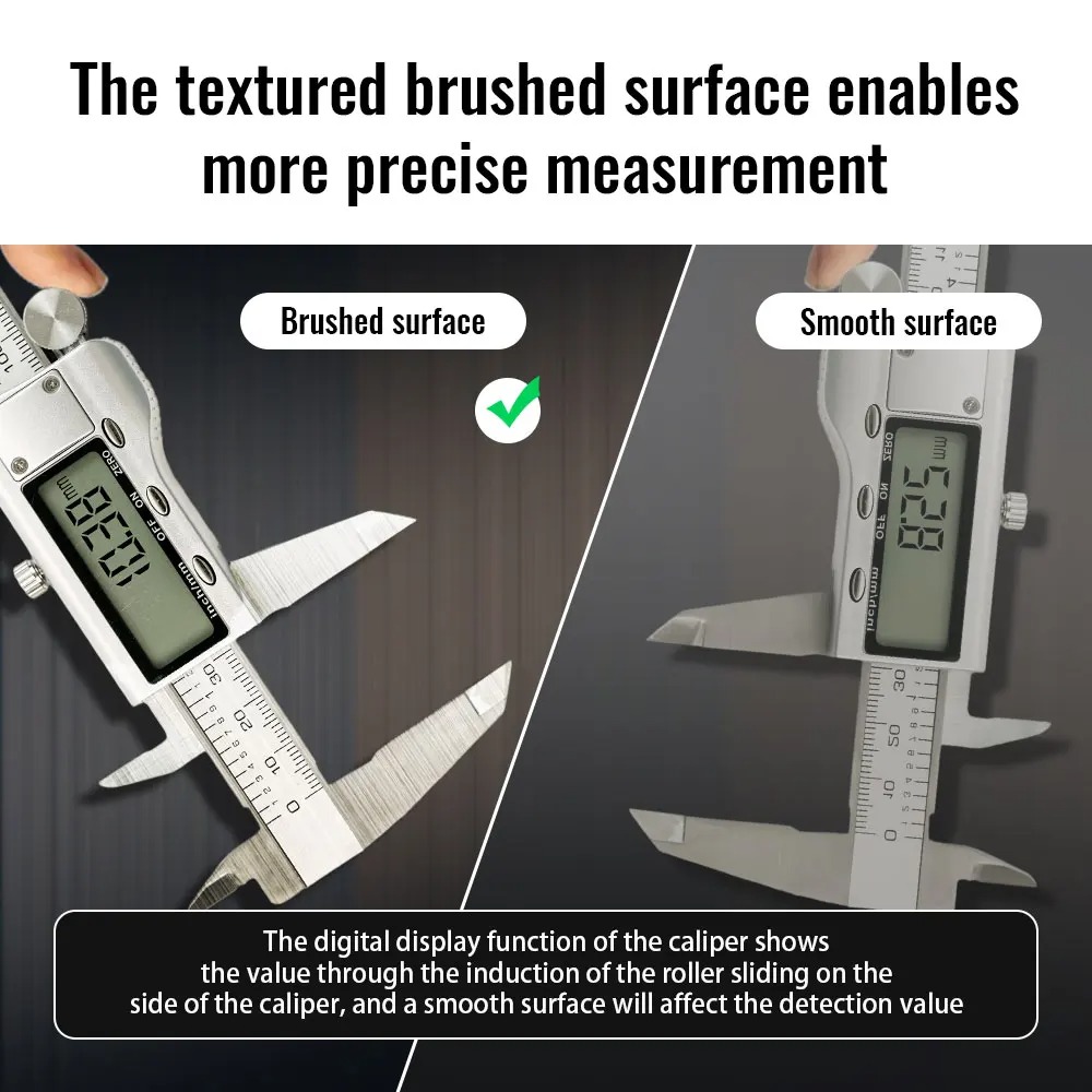 เวอร์เนียร์คาลิปเปอร์ดิจิทัล 6 - Digital Caliper 150Mm Stainless Steel บทวิจารณ์และราคา