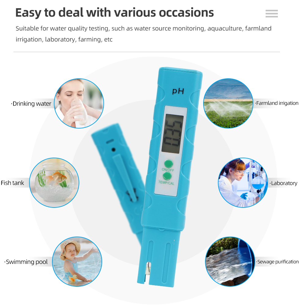 เครื่องวัดค่า PH สำหรับตู้ปลา  - Ph Meter Digital Water Tester บทวิจารณ์และราคา