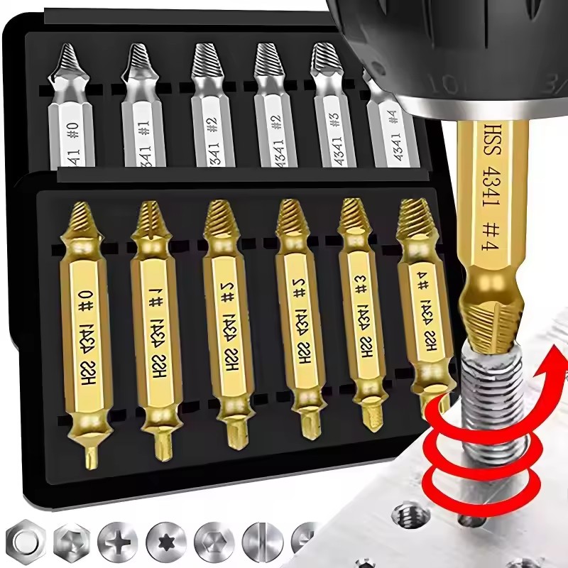 ชุดดอกสว่านถอนสกรูหัก ชุดเครื่ - Industrial Tools บทวิจารณ์และราคา