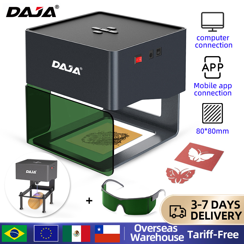 DAJA DJ6 มินิแบบพกพาเลเซอร์แกะ - Fiber Laser Marking Machine 30W บทวิจารณ์และราคา