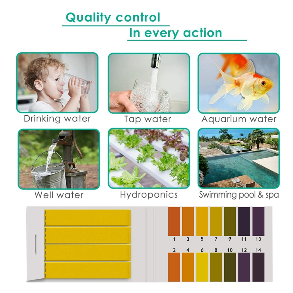 80-400pcs PH Test Strips สําหร - Ph Meter Digital Water Tester บทวิจารณ์และราคา