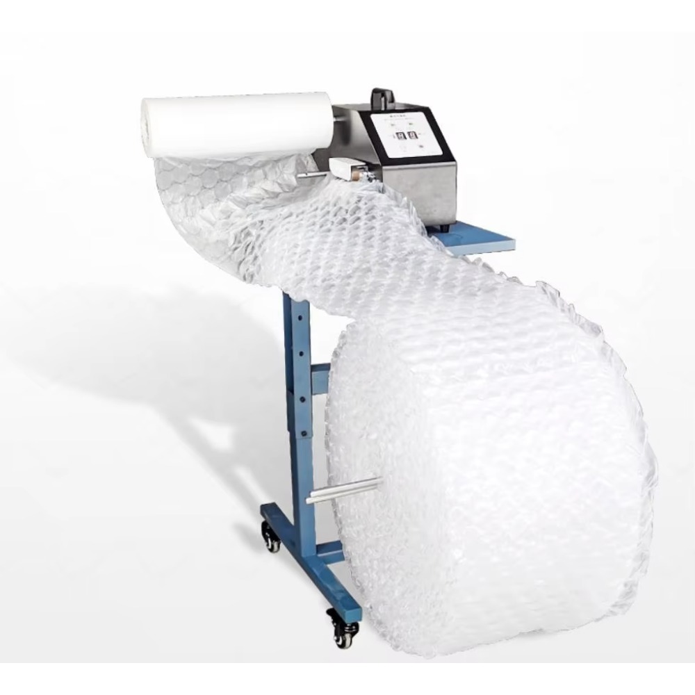 เครื่องเป่าฟองอากาศแบบม้วนอัตโ - Air Bubble Wrap Roll Packaging บทวิจารณ์และราคา